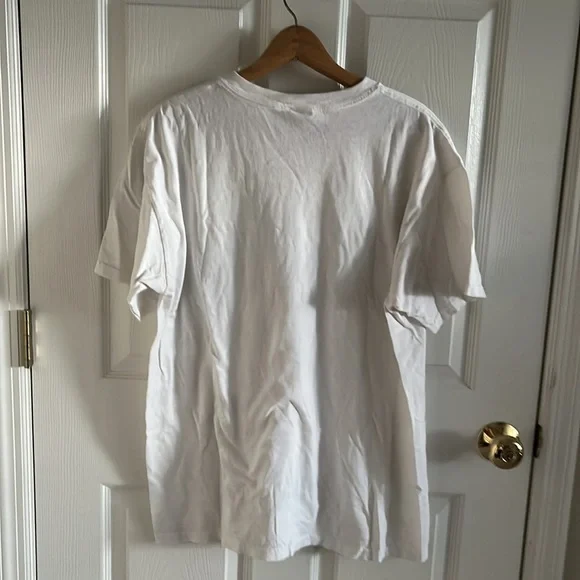 Alaska Unisex White Short Sleeve Polar Bear T-Shirt Size Large - Picture 3 of 4